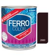 Ferro Color U2066 2880 tmavohnedá Pololesk - základná a vrchná farba na kov 0,75l