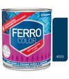 Ferro Color U2066 4553 tmavomodrá Pololesk - základná a vrchná farba na kov 0,3l