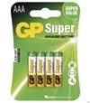 GP Super LR03 4BL Batéria