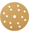 Radex Gold brúsny papier na suchý zips 15 dier na odvádzanie brusiva zrnitosť 320 priemer 150mm