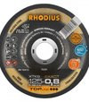 RHODIUS Rezný kotúč XTK6 EXACT 125x0,6x 22,23mm-vypuklý extra tenký