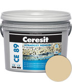 Ceresit CE 89 UltraEpoxy Premium jazmín 2,5kg Dvojzložková epoxidová chemicky odolná maltana na lepenie a škárovanie obkladov a dlažieb.
