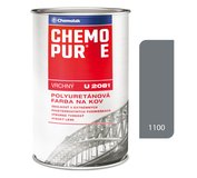 Chemopur E U2081 1100 šedá stredná - Vrchná polyuretánová farba na kov, betón, drevo 4l