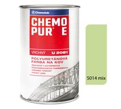 Chemopur E U2081 5014 svetlozelená 0,8kg - vrchná polyuretánová farba na kov, betón, drevo