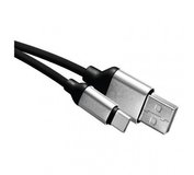 Emos USB 2.0 A/M-C/M 1m čierny