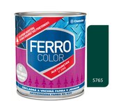 Ferro Color U2066 5765 tmavozelená Pololesk - základná a vrchná farba na kov 0,3l