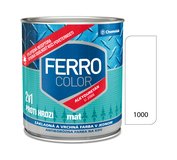 Ferro Color U2066 Mat 1000 biela Základná a vrchná farba na kov 2,5l