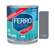 Ferro Color U2066 Mat 1100 šedá 2,5l - základná a vrchná farba na kov