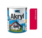 Het Akryl mat 0820 červená 0,7kg