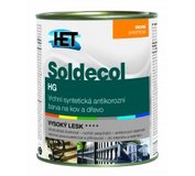 Het Soldecol HG 1100 šedý tmavý 0,75l - syntetická lesklá farba