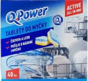 Q-Power All in 1 Tablety do umývačky riadu 40ks