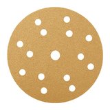 Radex Gold brúsny papier na suchý zips 15 dier na odvádzanie brusiva zrnitosť 240 priemer 150mm