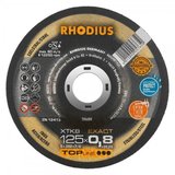 RHODIUS Rezný kotúč XTK6 EXACT 125x0,6x 22,23mm-vypuklý extra tenký