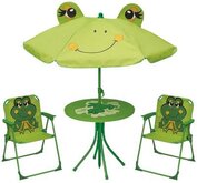Set Leq Melisenda Rana,žaba, slnečník 105cm, stôl 50cm, 2 stoličky