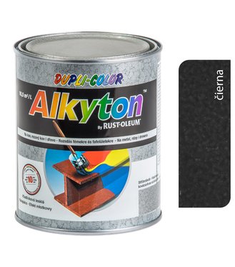 Alkyton kladivková čierna - Samozákladový email na kov, drevo a betón 5l