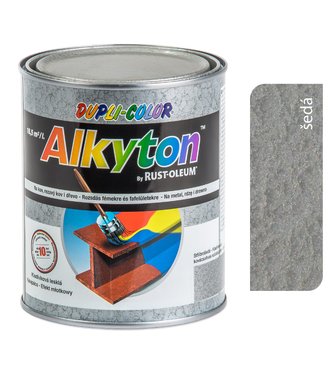 Alkyton kladivková šedá - Samozákladový email na kov, drevo a betón 5l