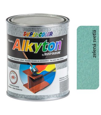 Alkyton kladivková zelená svetlá - samozákladový email na kov, drevo a betón 750ml