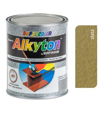 Alkyton kladivková zlatá - samozákladový email na kov, drevo a betón 750ml