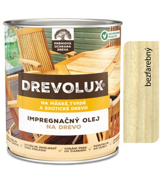 Drevolux Impregnačný olej na drevo bezfarebný 0,6l