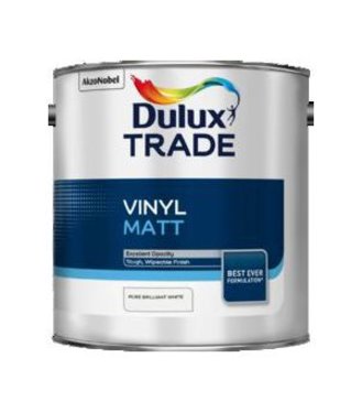 Dulux Trade Vinyl Matt Pure Brilliant White 2,5l