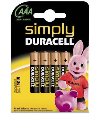 Duracell Simply AAA Batéria 4 ks
