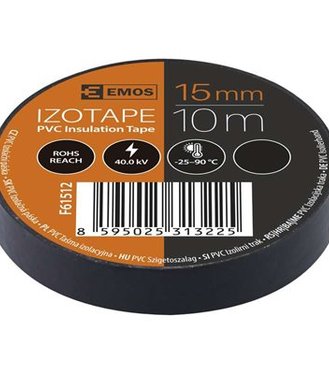 Emos Izolačná páska PVC 15mm/10m čierna