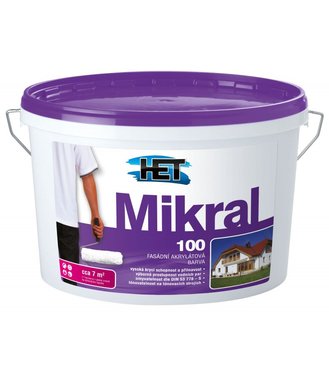 Het Mikral 100 7kg - Hladká fasádna akrylátová farba 7kg