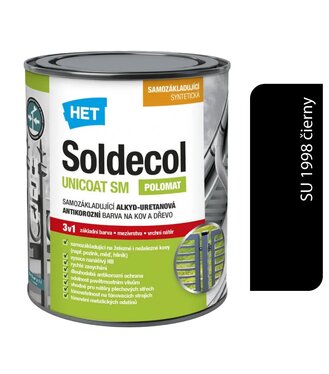 Het Soldecol Unicoat SM SU 1998 čierny 0,6l