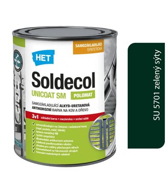 Het Soldecol Unicoat SM SU 5701 zelený sýty 2,5l