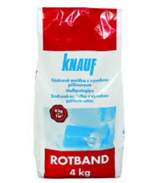 Knauf Rotband 4kg - Sadrová omietka univerzálna biela