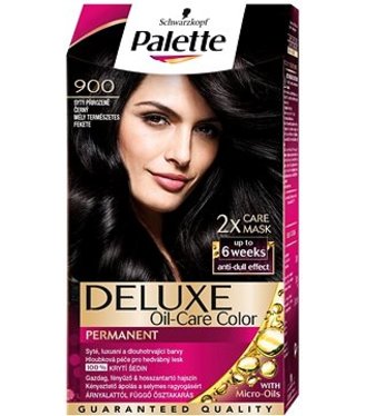 Palette Deluxe Farba na vlasy č.900 Sýty prirodzene čierny 50ml