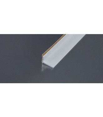 Profil ukončovací kútový samolepiaci AL elox strieborný matný 20x15mm 0,22m 2,7m