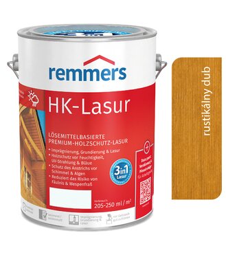 Remmers HK-Lasur 5l Eiche Rustikal/Rustikálny dub - tenkovrstvá olejová lazúra