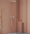 706.60RGB Podomietkový vývod s držiakom, Rose Gold Brushed