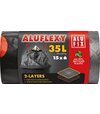 Alufix Sáčky do koša zaťahovacie Flexy LDPE 35l 53x60cm/28my 15ks