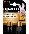 Batéria Duracell Plus Power Boost AAA alkalicko-mangánová 1,5 V 4 ks