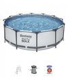 Bestway® Rodinný bazén Steel Pro MAX, 366x100cm, filter, rebrík, 56418