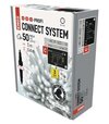 Connect System (C) Profi - cencúle 3mx0,4m/50xLED studená biela, biely kábel (D2CC02)