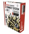 Connect System (C) Standard - reťaz 5m/50LED teplá biela, čierny kábel (D1AW02)