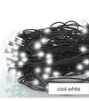 Connect System (C) Standard - sieť 2mx1,5m/160LED studená biela, čierny kábel (D1DC01)