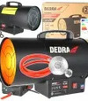 Dedra plynový ohrievač 27 kW na fľašu, reduktor + hadica + termostat