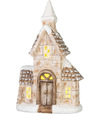 Dekorácia MagicHome Vianoce domček LED 14.5x28x46cm