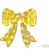 Dekorácia MagicHome Vianoce, Mašľa, 50xLED teplá biela, IP44, 45x4x45cm