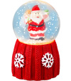 Dekorácia MagicHome Vianoce, Snehová guľa, LED, 2xLR44, 4,5x4,5x7cm