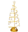 Dekorácia MagicHome Vianoce, Stromček, 30xLED teplá biela, IP20, 2xAA, 40cm