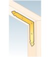 Domax NAO 1 Rohovník dekoratívny 150x150x25x2.5mm