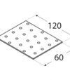 Domax PP29 Dierovaná platňa 60x120x2mm