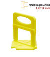 Dopredaj Medzerník Levelys pod obklad 2mm 600ks
