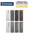 Drevolux Style dekoračná a ochranná lazúra na drevo s voskom, antracitový 0,75l