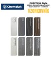 Drevolux Style dekoračná a ochranná lazúra na drevo s voskom biela perleť 2.5 l